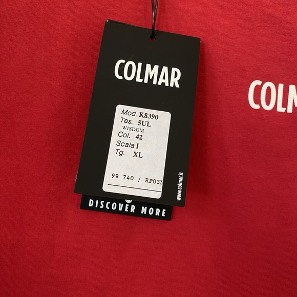 Colmar NEW Golf Sweater Vest Red Men's Sleeveless Wisdom K8390 XL Stretch NWT - Picture 5 of 11